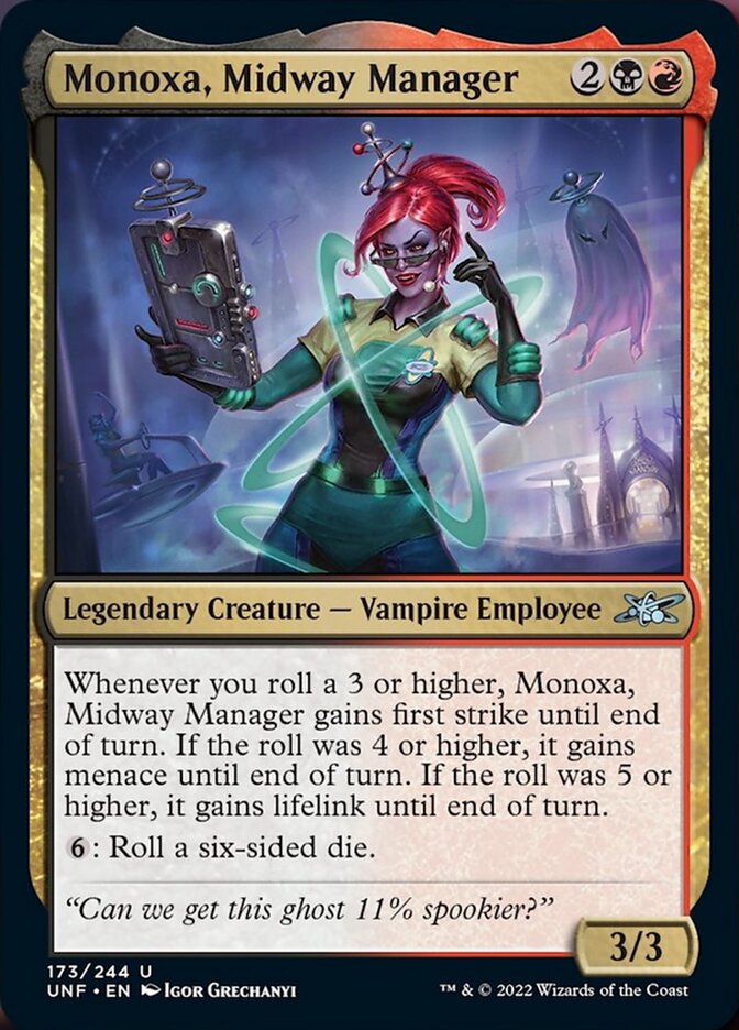 Monoxa, Midway Manager [Unfinity] | Tables and Towers