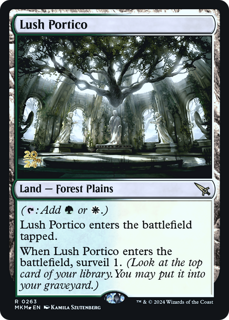 Lush Portico [Murders at Karlov Manor Prerelease Promos] | Tables and Towers