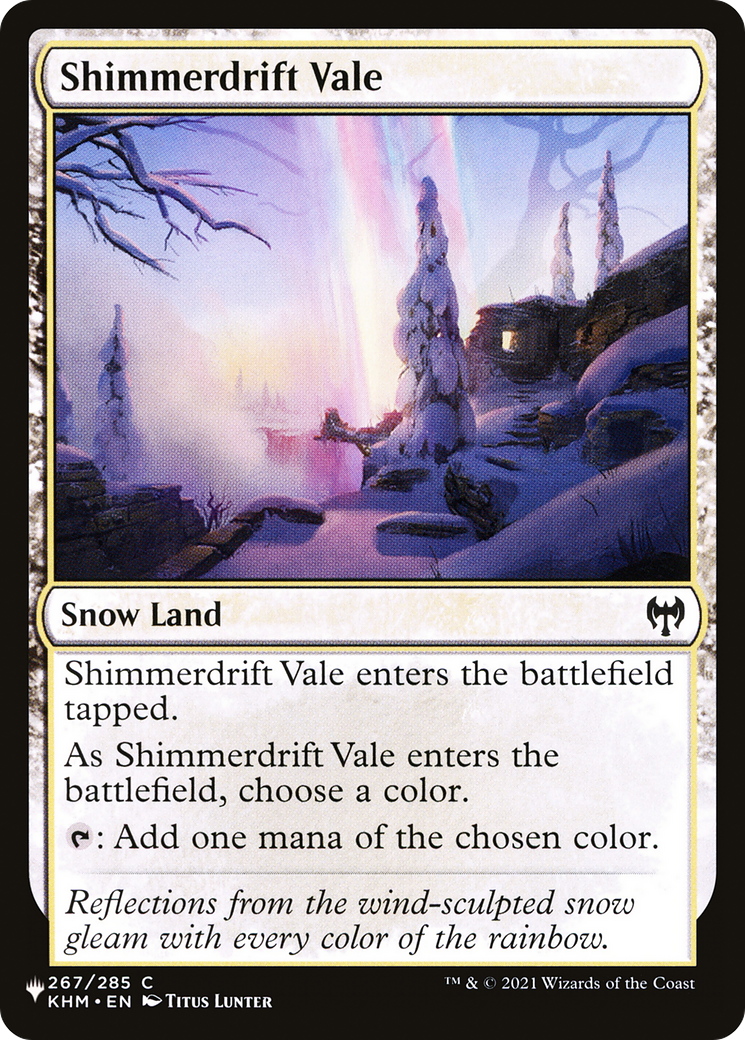 Shimmerdrift Vale [The List Reprints] | Tables and Towers