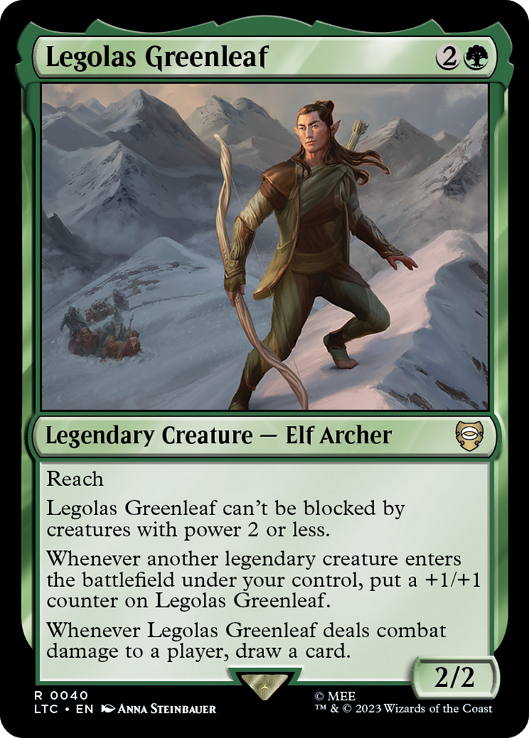 Legolas Greenleaf [The Lord of the Rings: Tales of Middle-Earth Commander] | Tables and Towers