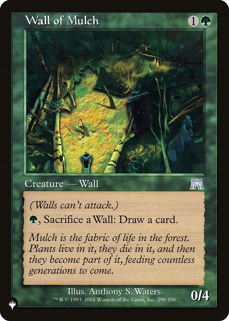 Wall of Mulch [The List Reprints] | Tables and Towers