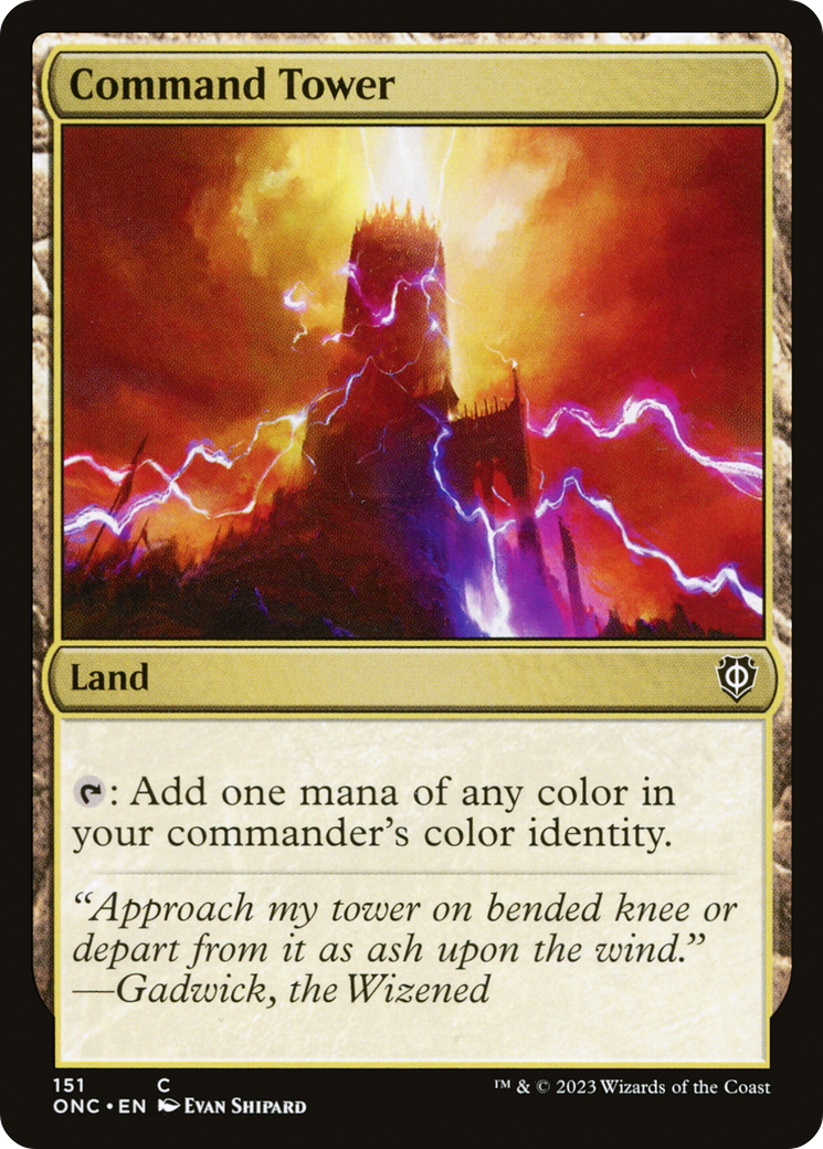 Command Tower [Phyrexia: All Will Be One Commander] | Tables and Towers