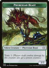 Phyrexian Goblin // Phyrexian Beast Double-Sided Token [Phyrexia: All Will Be One Tokens] | Tables and Towers