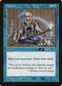 Meditate (Oversized) [Oversize Cards] | Tables and Towers