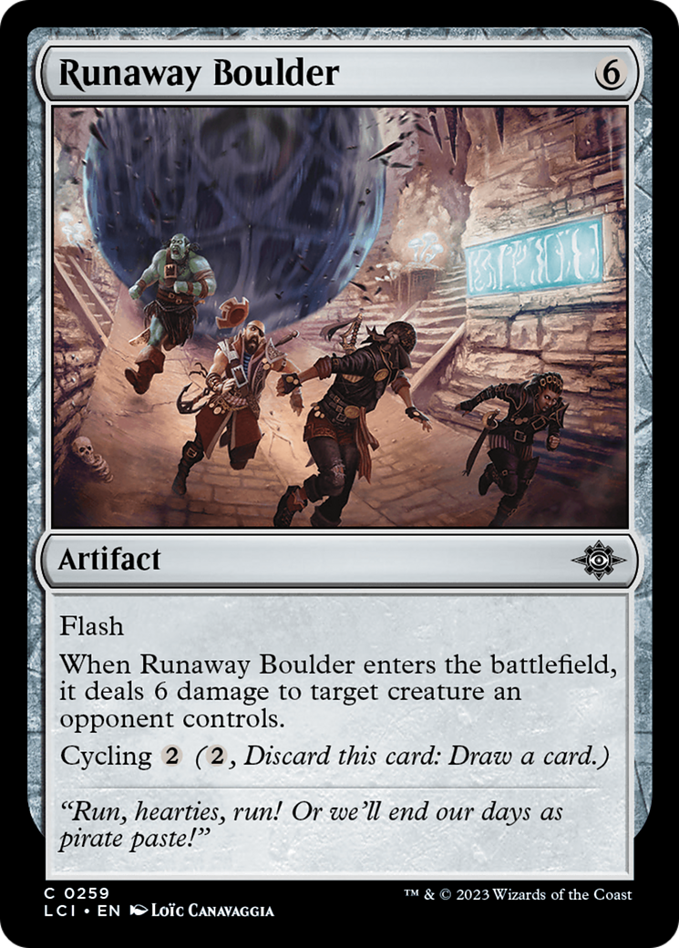 Runaway Boulder [The Lost Caverns of Ixalan] | Tables and Towers