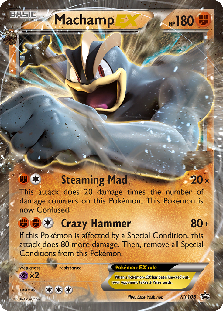 Machamp EX (XY108) [XY: Black Star Promos] | Tables and Towers