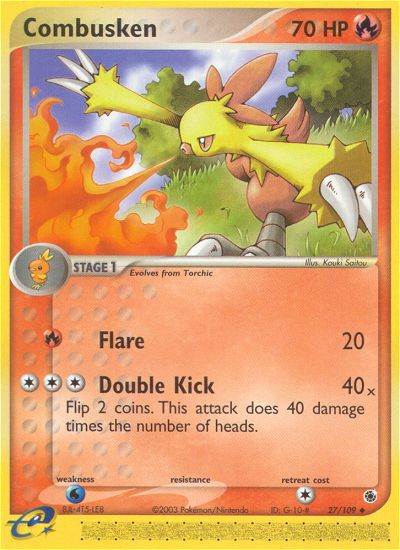 Combusken (27/109) [EX: Ruby & Sapphire] | Tables and Towers