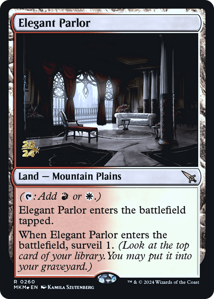 Elegant Parlor [Murders at Karlov Manor Prerelease Promos] | Tables and Towers