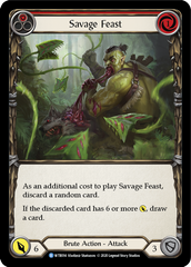 Savage Feast (Red) [U-WTR014] (Welcome to Rathe Unlimited)  Unlimited Rainbow Foil | Tables and Towers