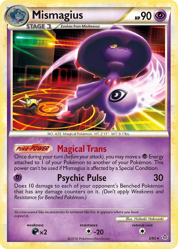 Mismagius (5/95) (Theme Deck Exclusive) [HeartGold & SoulSilver: Unleashed] | Tables and Towers