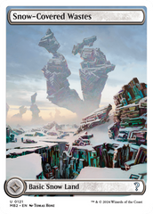 Snow-Covered Wastes (White Border) [Mystery Booster 2] | Tables and Towers