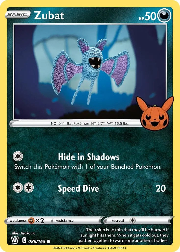 Zubat (089/163) [Trick or Trade] | Tables and Towers