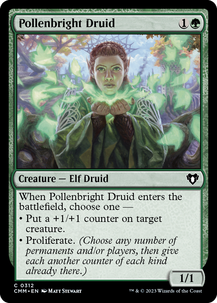 Pollenbright Druid [Commander Masters] | Tables and Towers