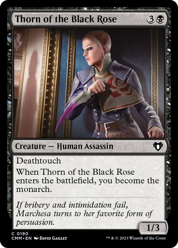 Thorn of the Black Rose [Commander Masters] | Tables and Towers