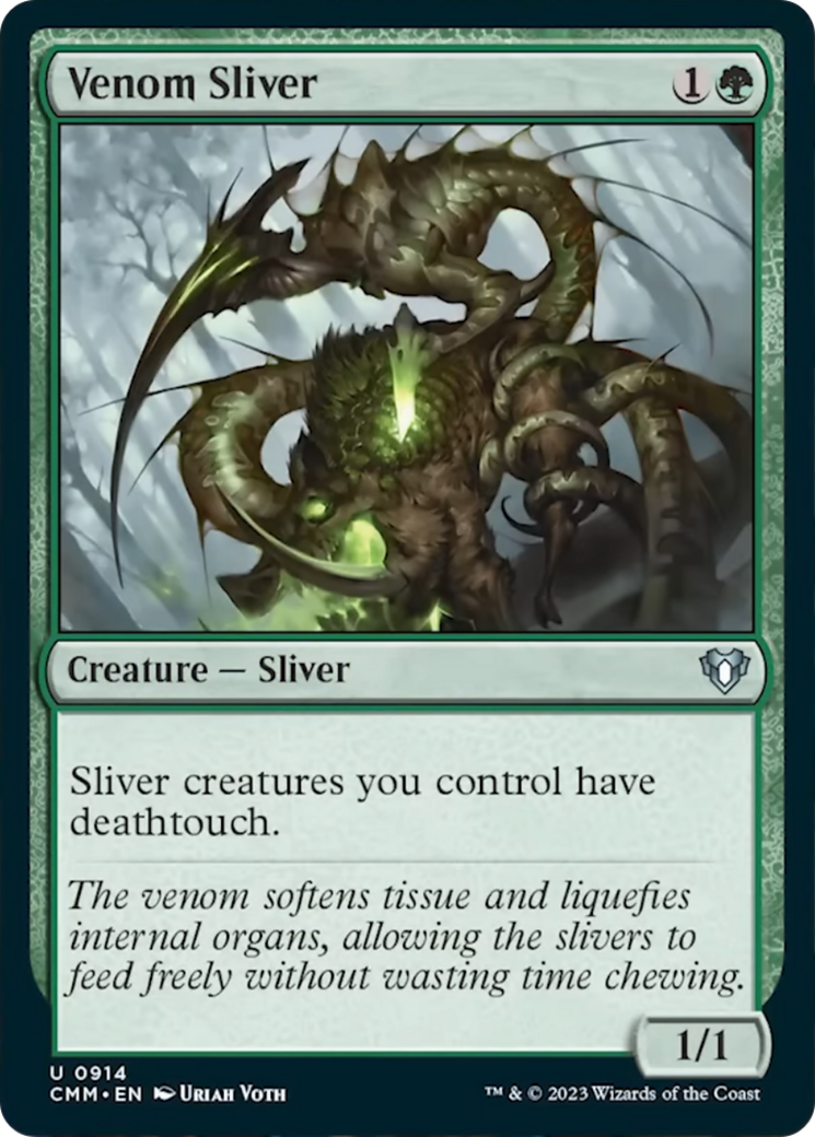 Venom Sliver [Commander Masters] | Tables and Towers