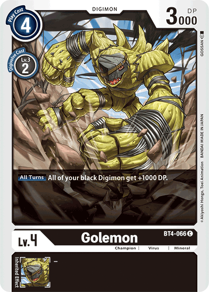 Golemon [BT4-066] [Great Legend] | Tables and Towers