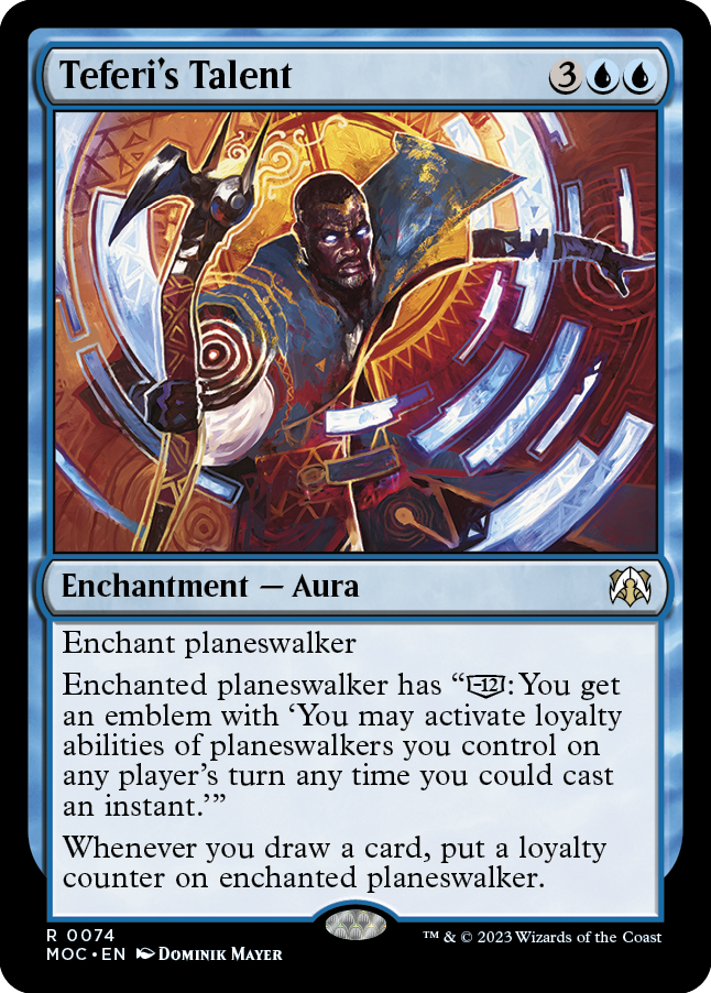 Teferi's Talent [March of the Machine Commander] | Tables and Towers