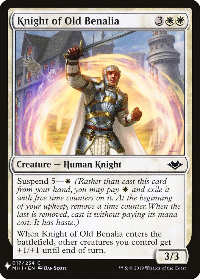 Knight of Old Benalia [Mystery Booster] | Tables and Towers