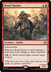 Brash Taunter [Duskmourn: House of Horror Commander] | Tables and Towers