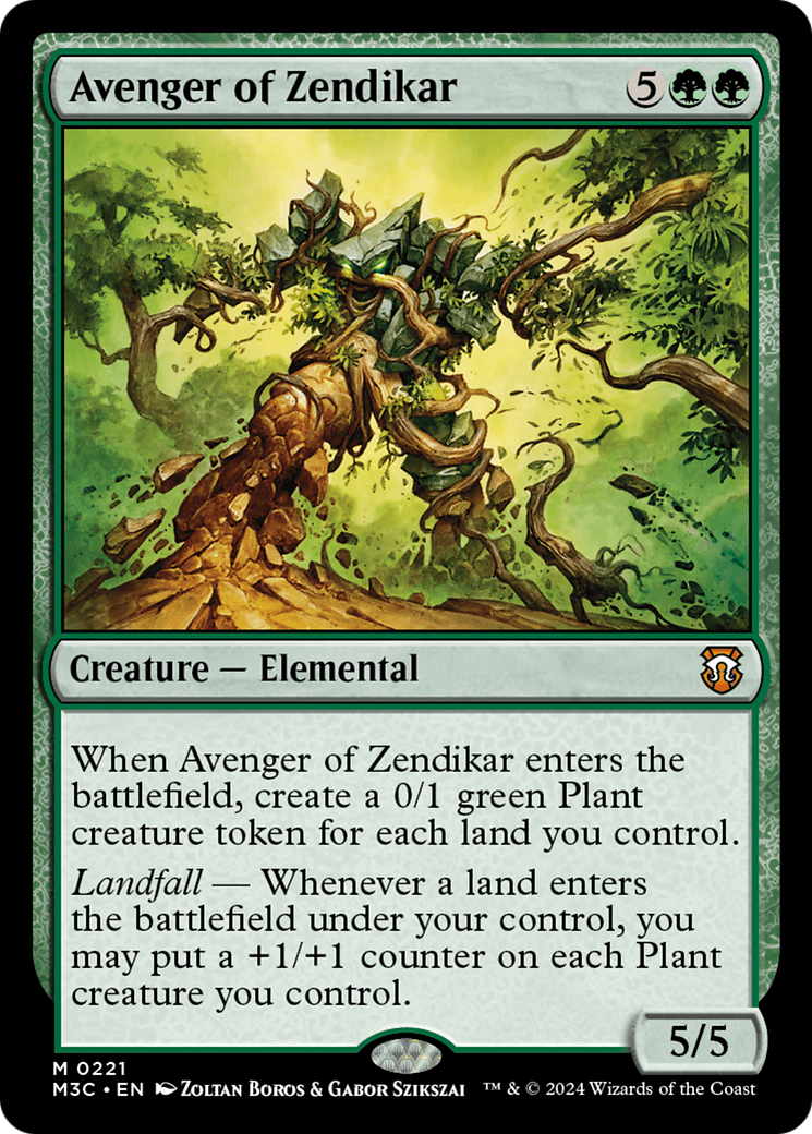 Avenger of Zendikar (Ripple Foil) [Modern Horizons 3 Commander] | Tables and Towers