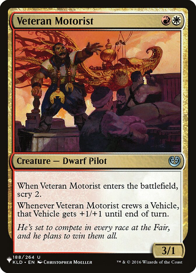 Veteran Motorist [The List] | Tables and Towers