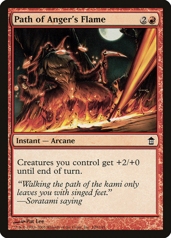 Path of Anger's Flame [Saviors of Kamigawa] | Tables and Towers