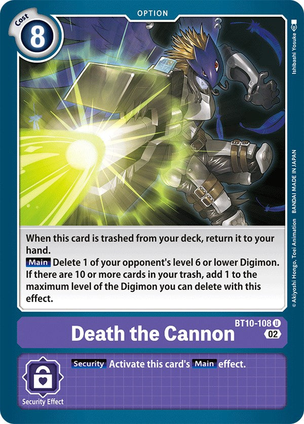 Death the Cannon [BT10-108] [Xros Encounter] | Tables and Towers