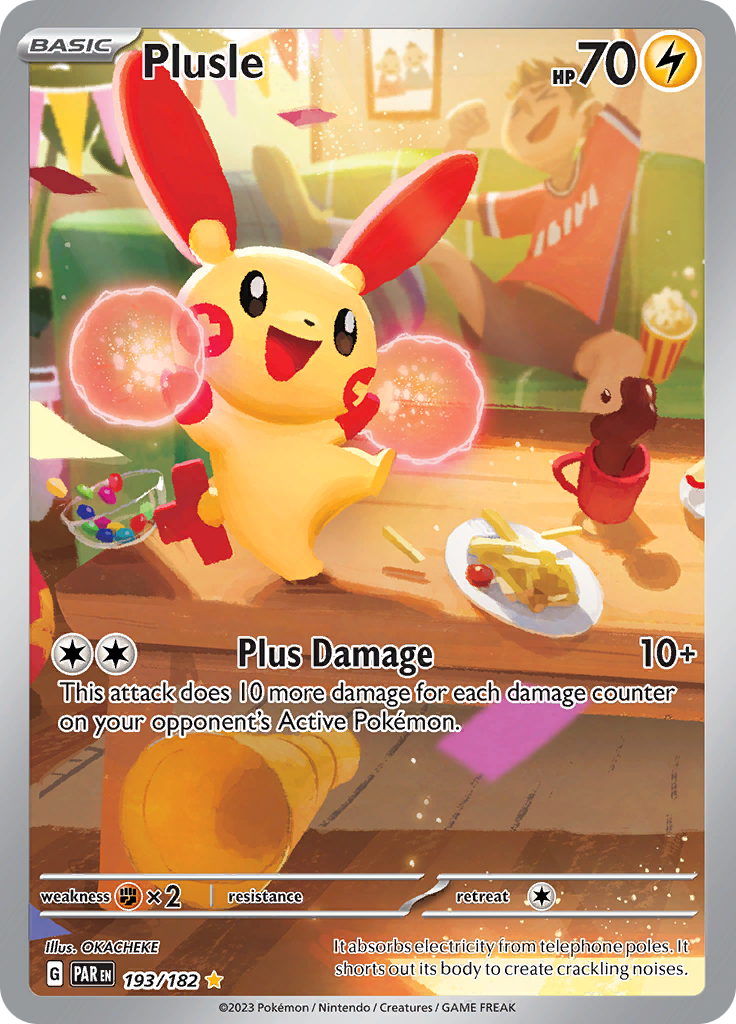 Plusle (193/182) [Scarlet & Violet: Paradox Rift] | Tables and Towers