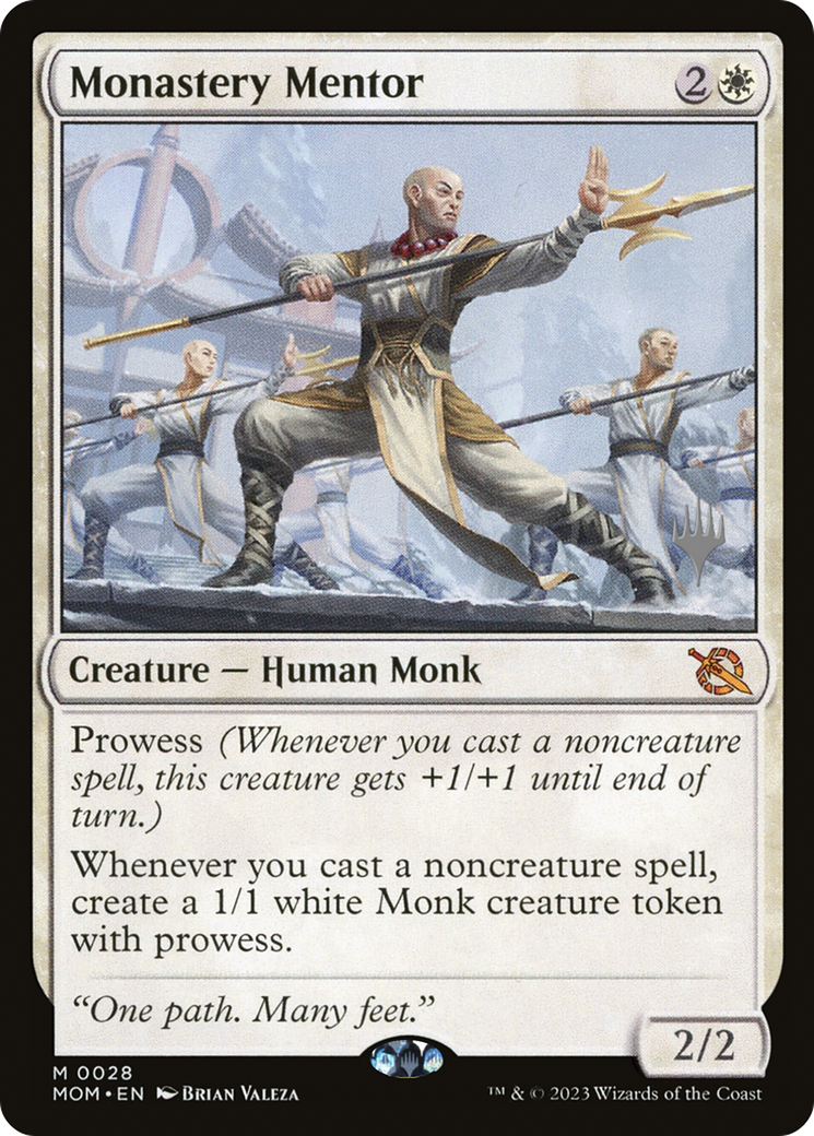 Monastery Mentor (Promo Pack) [March of the Machine Promos] | Tables and Towers