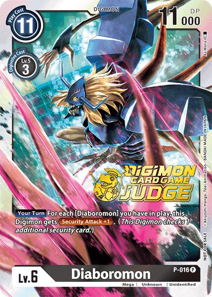 Diaboromon [P-016] (Judge Pack 1) [Promotional Cards] | Tables and Towers