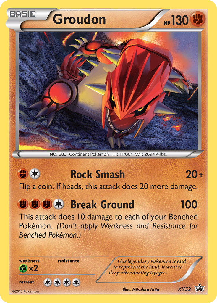 Groudon (XY52) [XY: Black Star Promos] | Tables and Towers