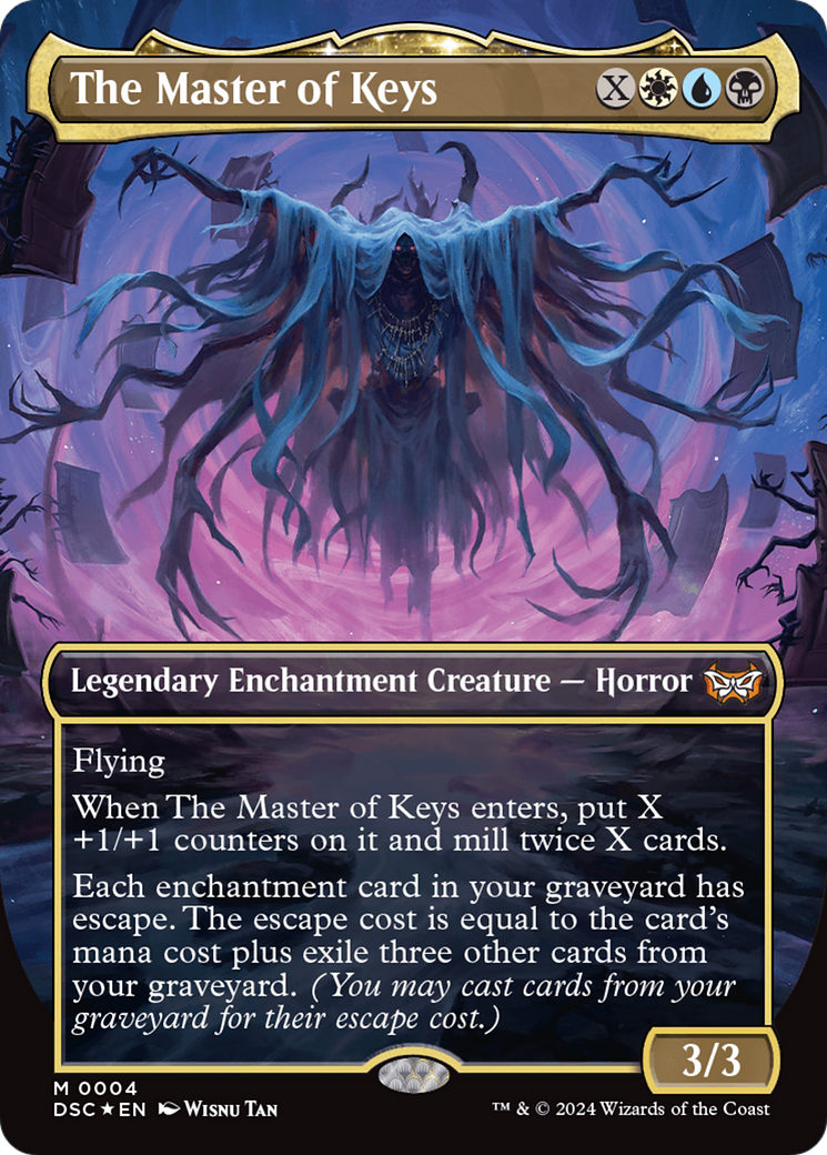 The Master of Keys (Borderless) [Duskmourn: House of Horror Commander] | Tables and Towers