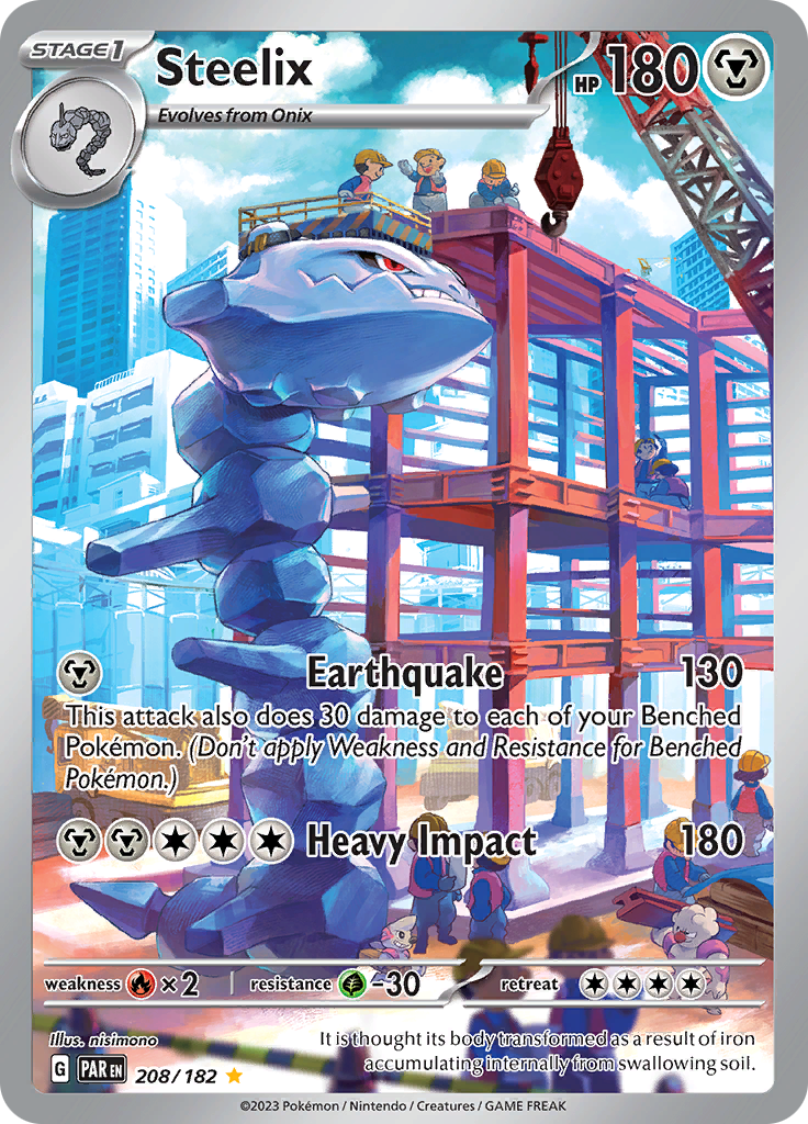 Steelix (208/182) [Scarlet & Violet: Paradox Rift] | Tables and Towers