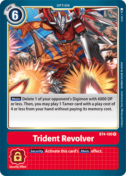 Trident Revolver [BT4-100] [Great Legend] | Tables and Towers