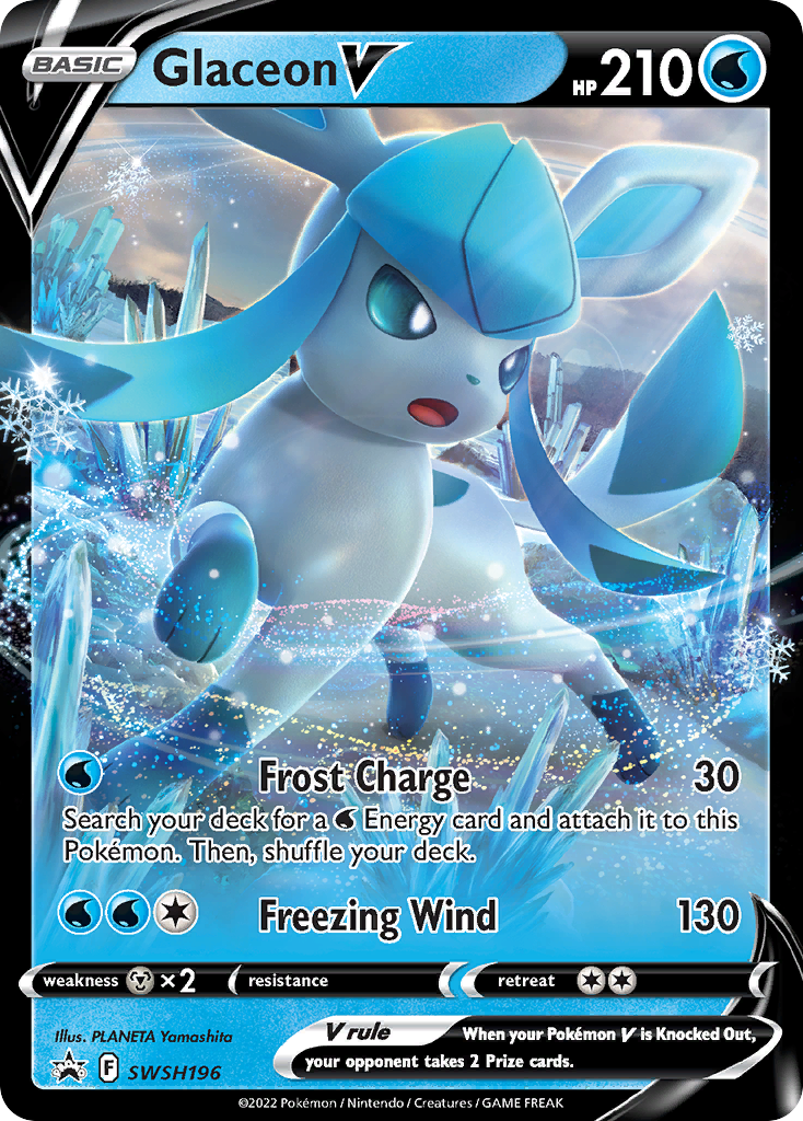 Glaceon V (SWSH196) [Sword & Shield: Black Star Promos] | Tables and Towers