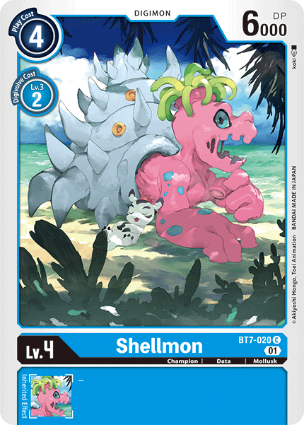 Shellmon [BT7-020] [Next Adventure] | Tables and Towers