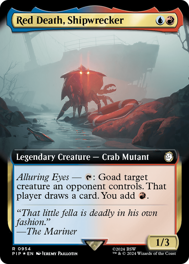 Red Death, Shipwrecker (Extended Art) (Surge Foil) [Fallout] | Tables and Towers