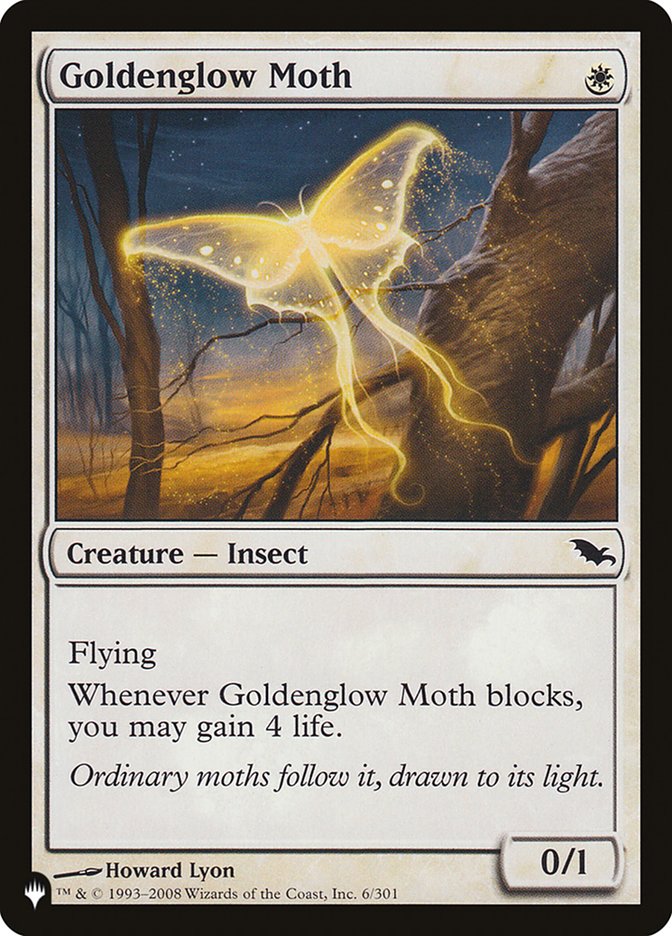 Goldenglow Moth [The List] | Tables and Towers