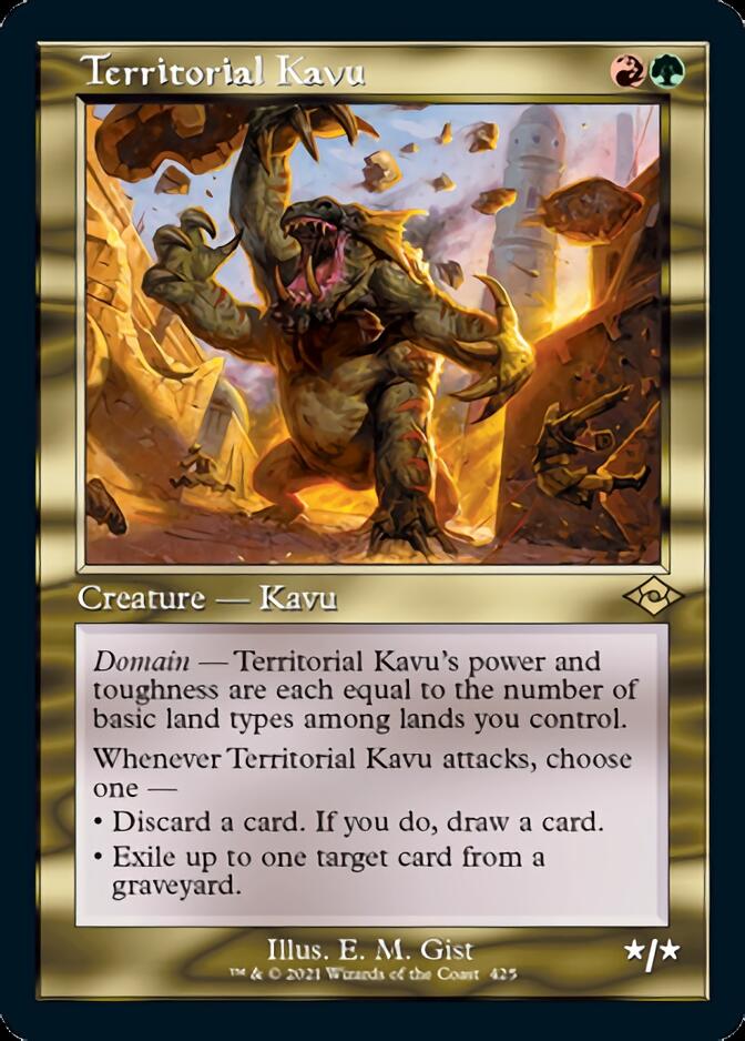 Territorial Kavu (Retro Foil Etched) [Modern Horizons 2] | Tables and Towers