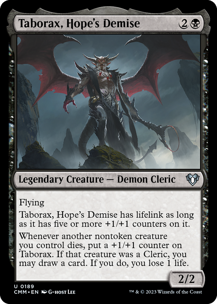 Taborax, Hope's Demise [Commander Masters] | Tables and Towers