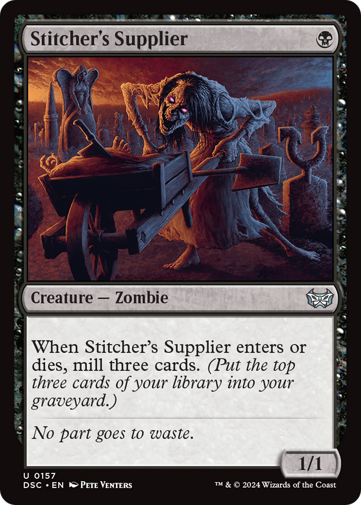 Stitcher's Supplier [Duskmourn: House of Horror Commander] | Tables and Towers