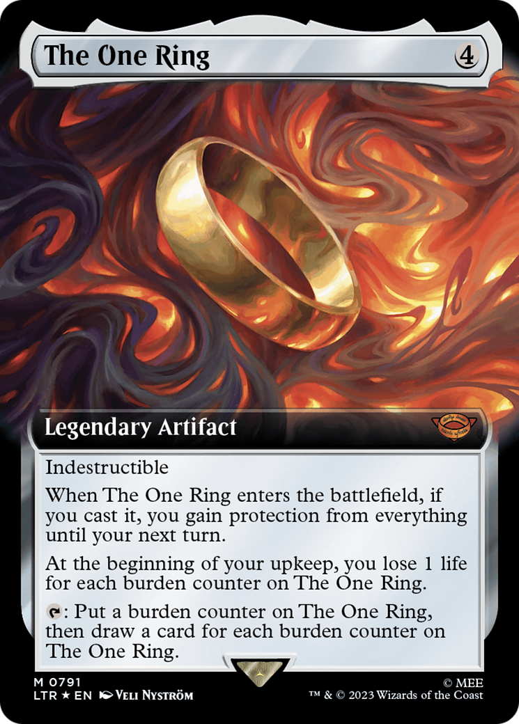 The One Ring (Extended Art) (Surge Foil) [The Lord of the Rings: Tales of Middle-Earth] | Tables and Towers