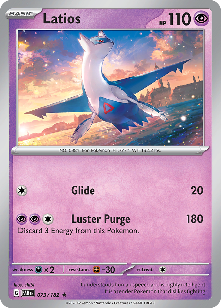 Latios (073/182) [Scarlet & Violet: Paradox Rift] | Tables and Towers