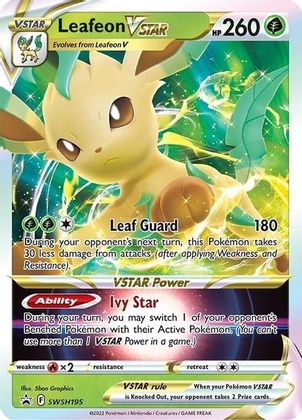 Leafeon VSTAR (SWSH195) [Sword & Shield: Black Star Promos] | Tables and Towers