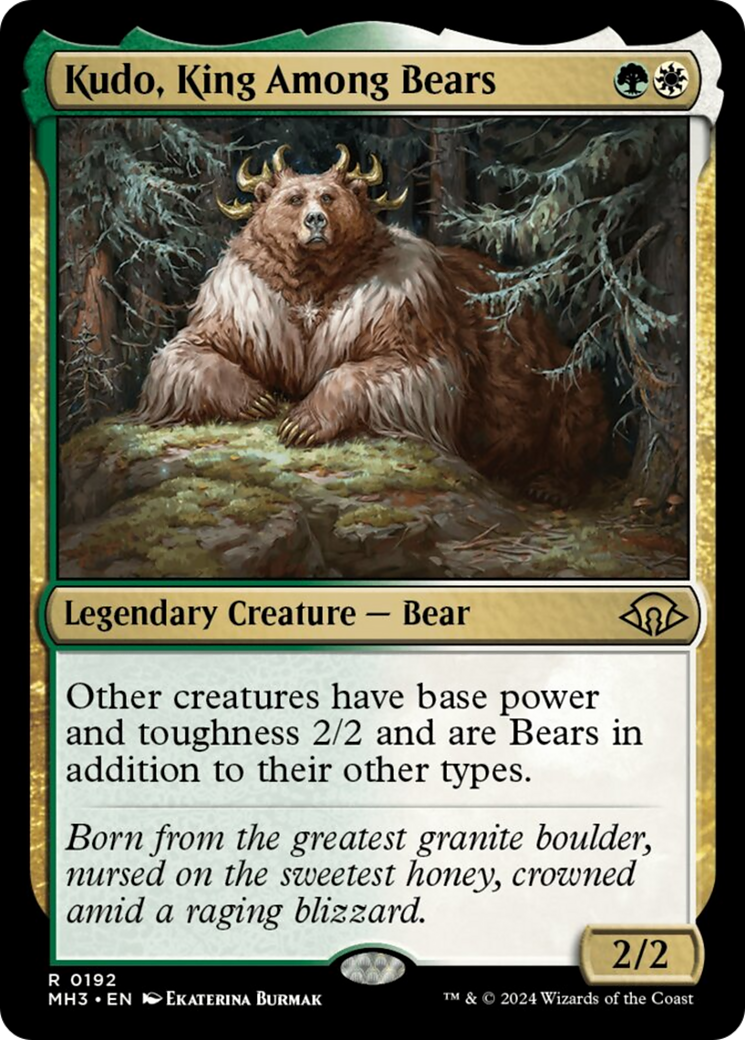 Kudo, King Among Bears [Modern Horizons 3] | Tables and Towers