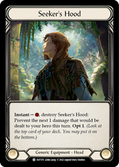 Seeker's Hood [OUT175] (Outsiders)  Cold Foil | Tables and Towers