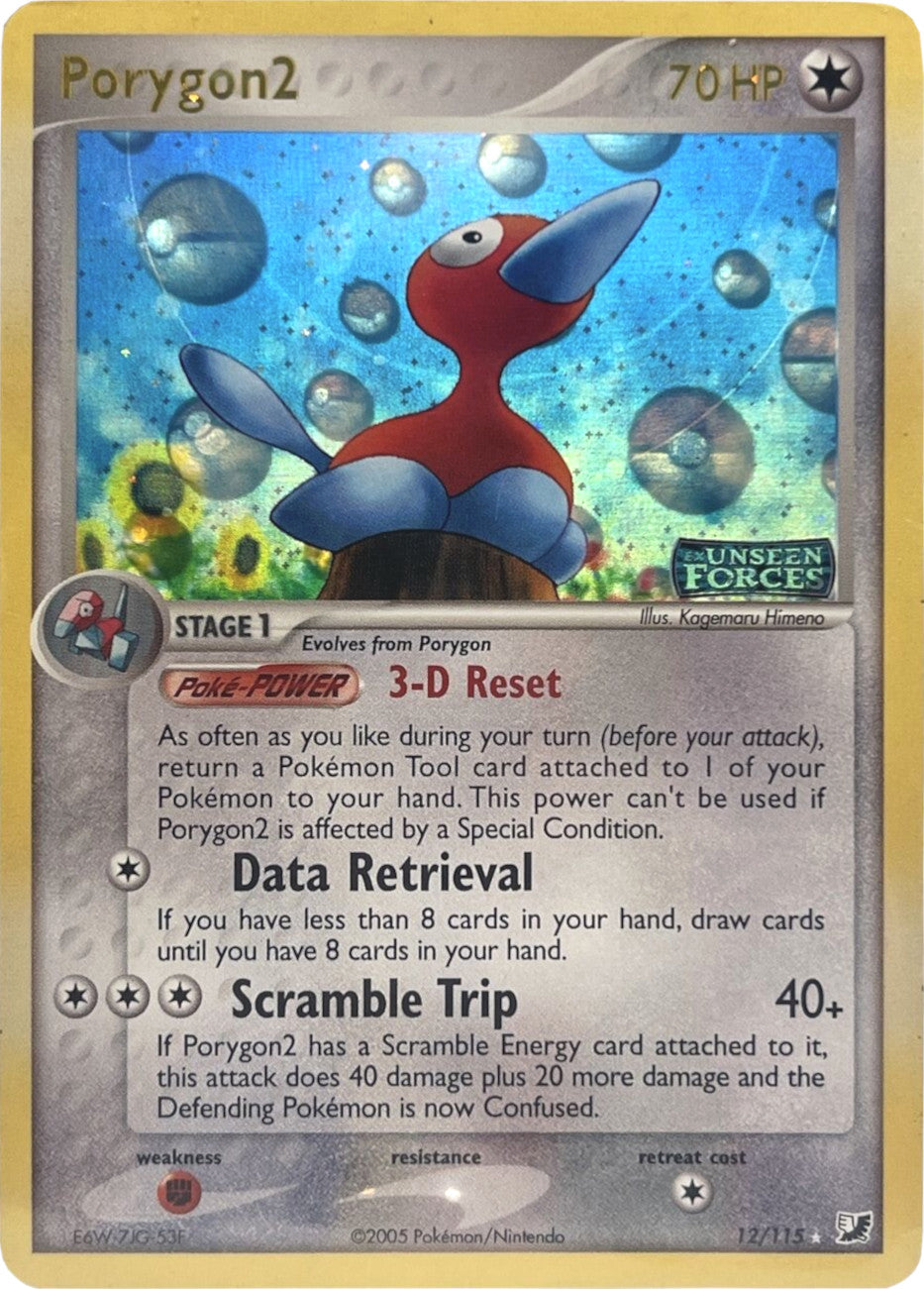 Porygon2 (12/115) (Stamped) [EX: Unseen Forces] | Tables and Towers