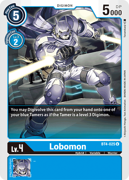 Lobomon [BT4-025] [Great Legend] | Tables and Towers