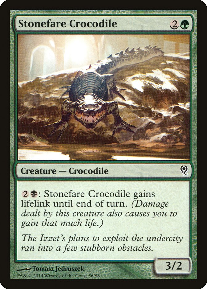 Stonefare Crocodile [Duel Decks: Jace vs. Vraska] | Tables and Towers