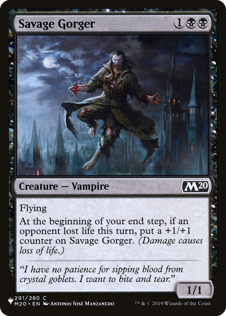 Savage Gorger [The List Reprints] | Tables and Towers